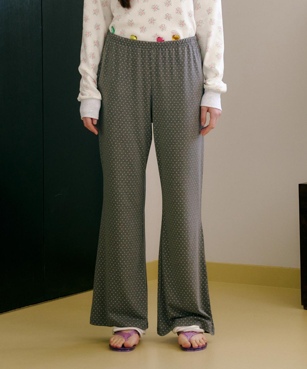 [MIHEE] Playful Banding Pants, Charcoal