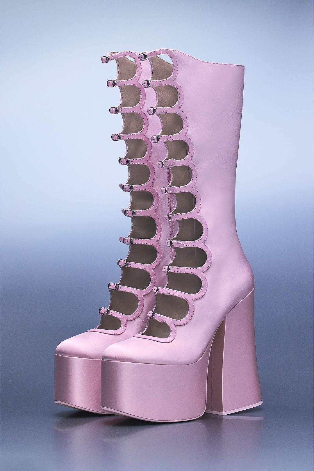 Satin Kiki Boot