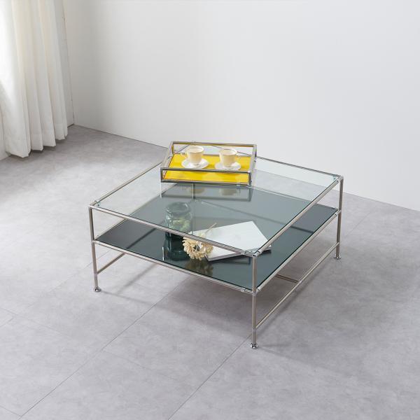 미드센츄리 모듈 로디얼 정사각 소파테이블 800