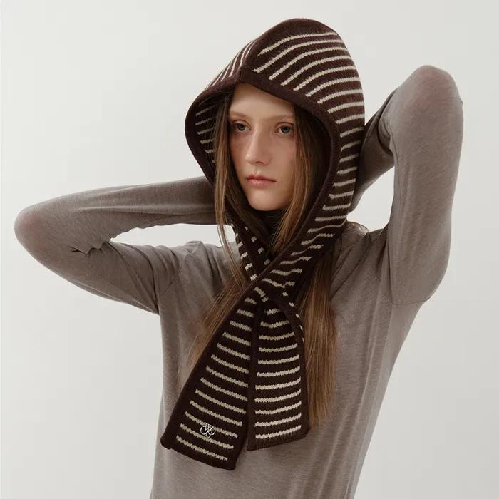 W/Always Symbol Wool Stripe Knit Baraclava_2COLOR(WC25-KN90)