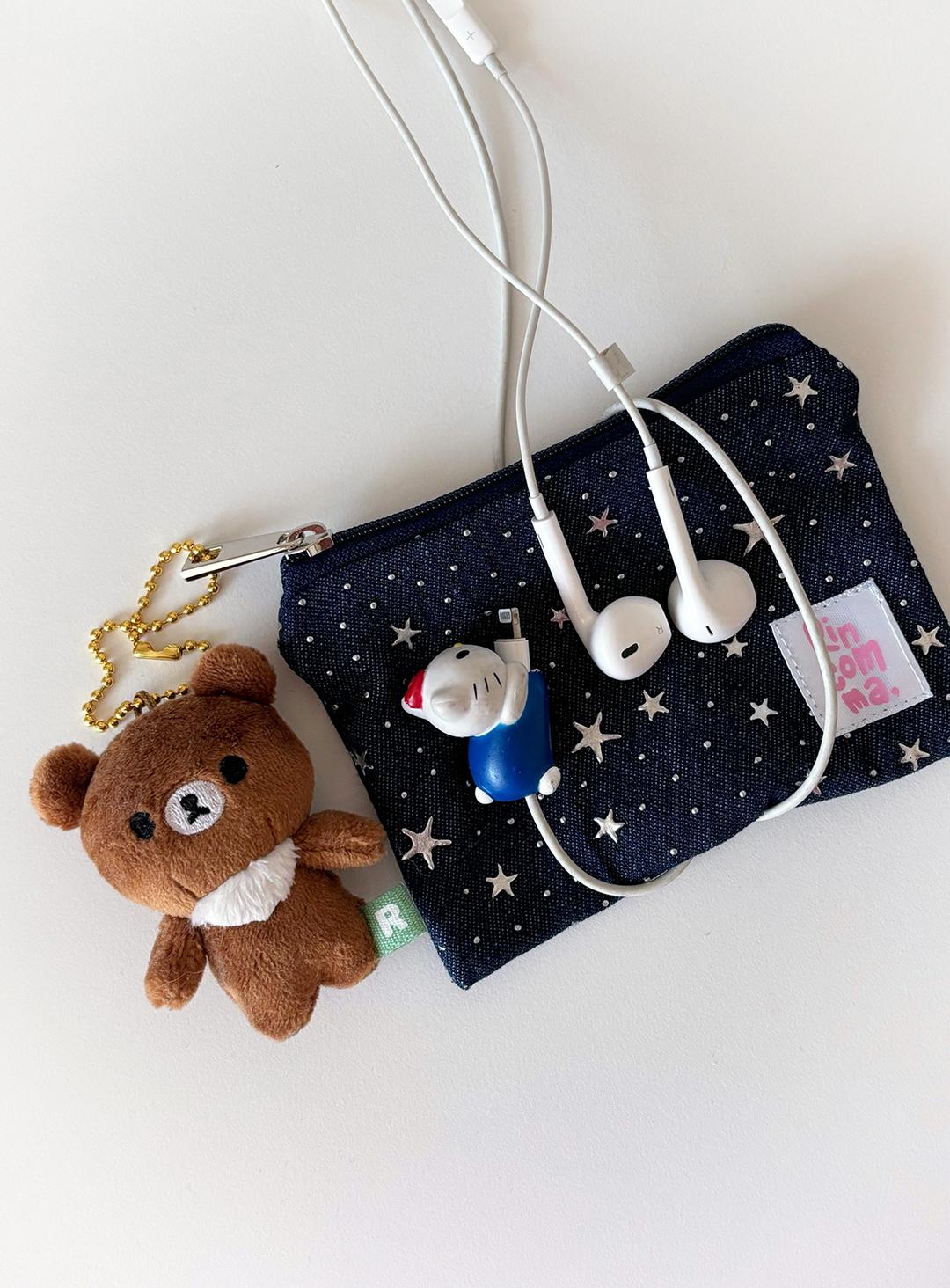 twinkle mini pouch (dark blue)