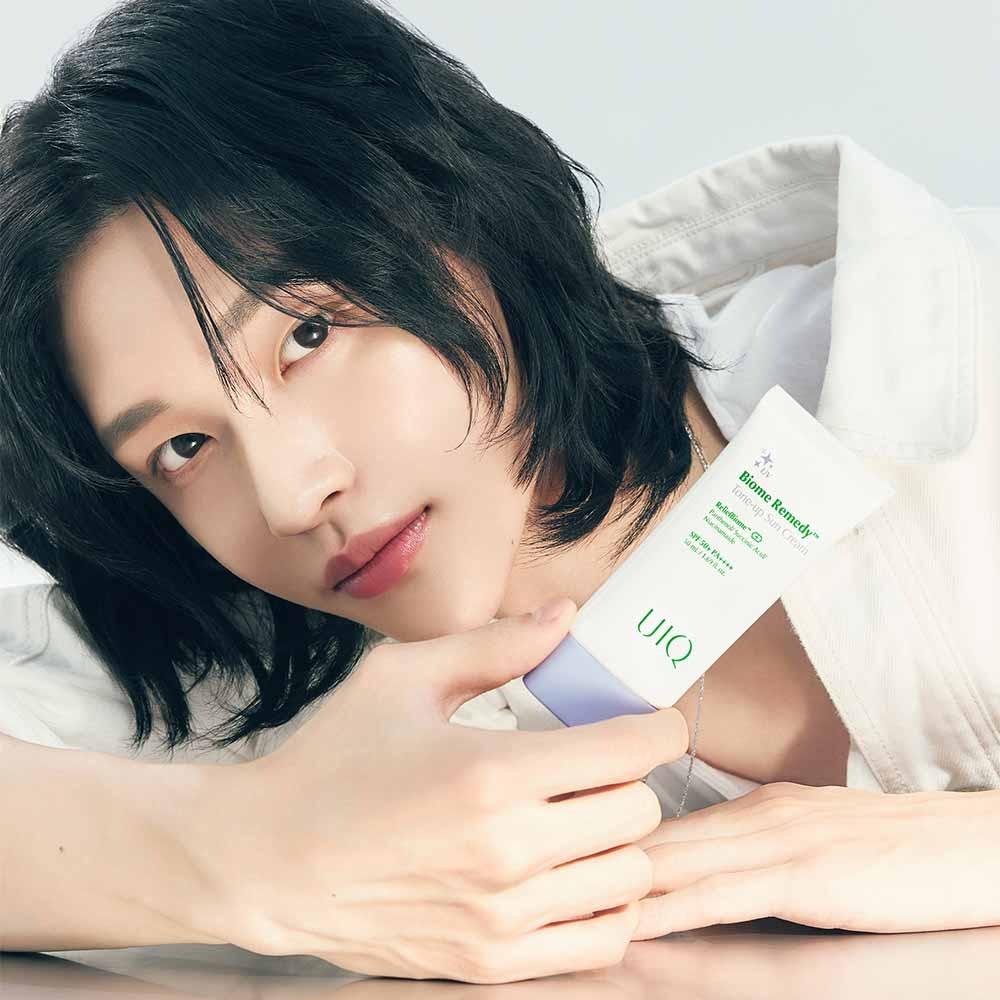 유이크 바이옴 레미디 톤업 선크림