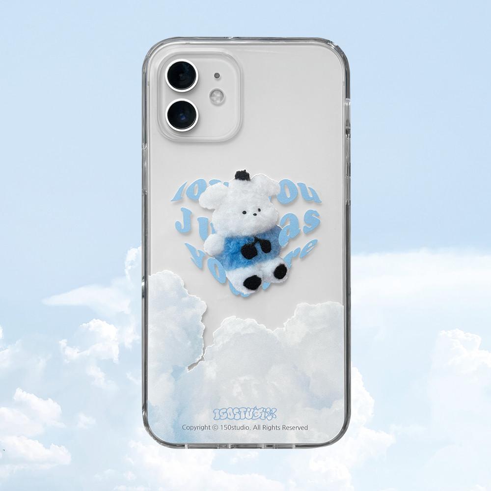 150스튜디오 스카이플러피 젤하드 폰케이스