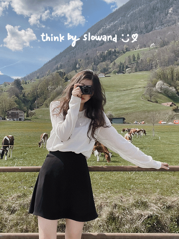 [살안타템/여름니트]#SLOWMADE. 썸머데이 루즈니트탑 - 5 color