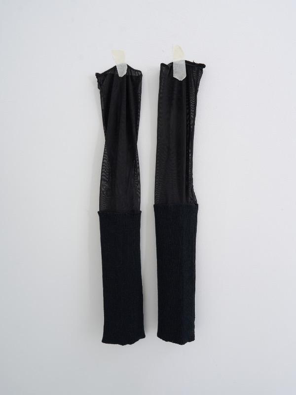 see through half leg warmer