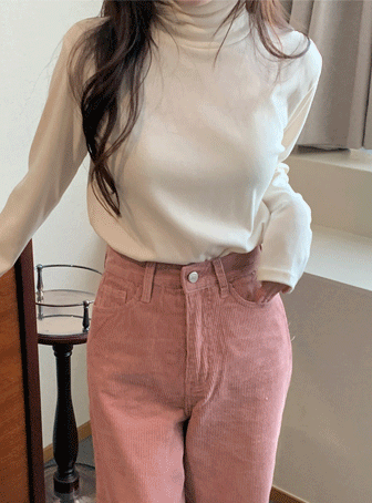 비긴 폴라 티셔츠(7color)/속기모
