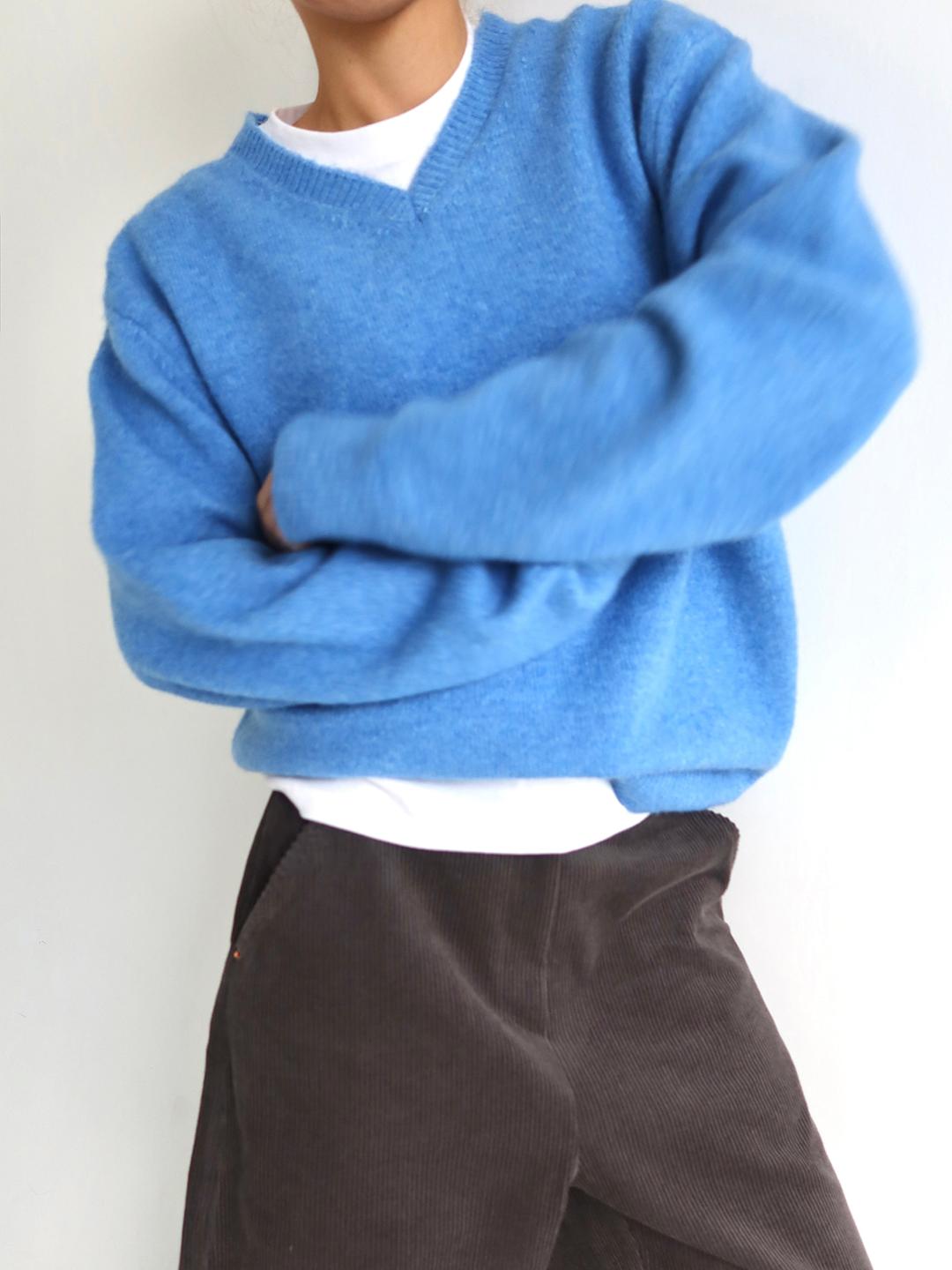 팜 울 브이넥 니트 (10color)