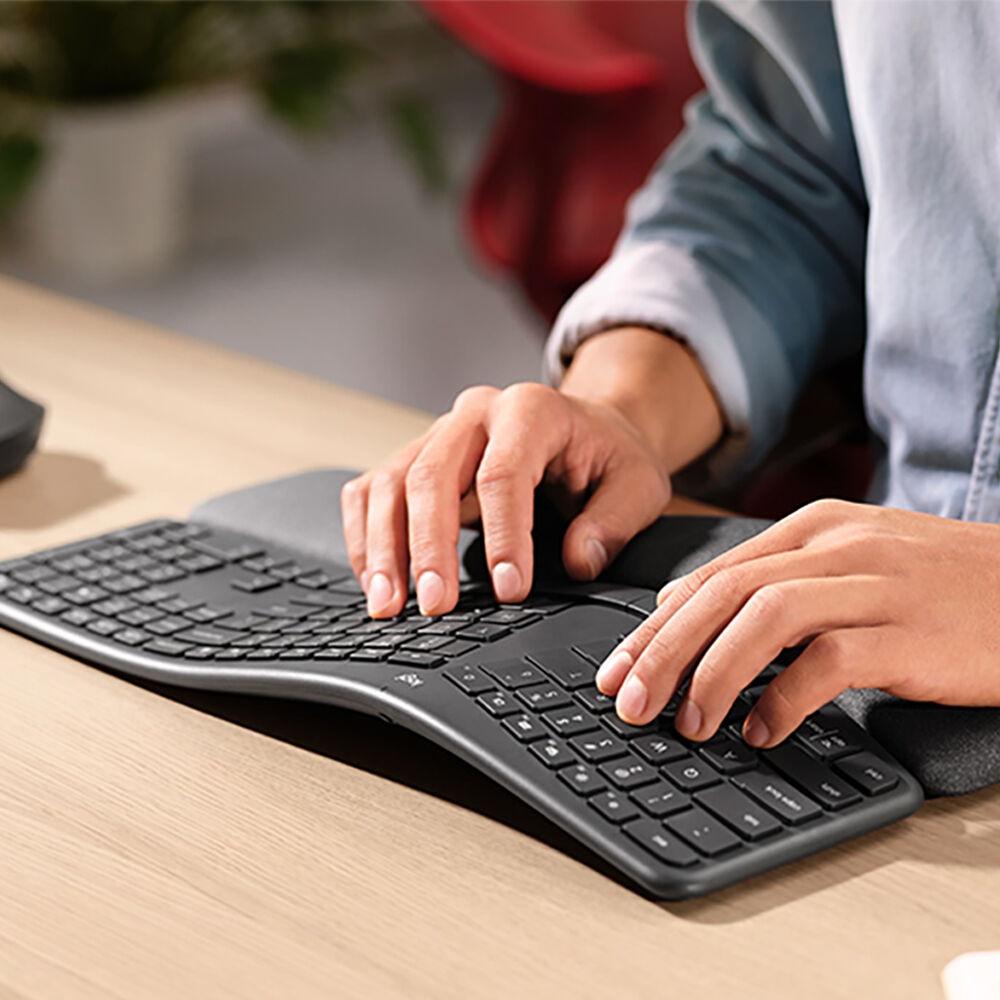 로지텍 Ergo K860 인체공학 무선 블루투스 한글 자판 분할 키보드