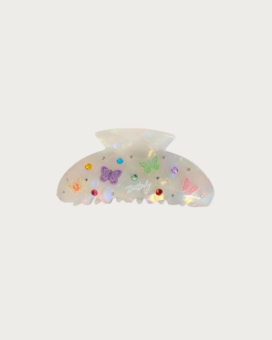 Whimsical Meadow Butterfly Hair Claw
