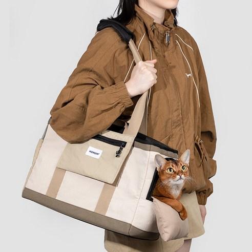 독스랩 반려동물 코르크 슬링백 이동가방 - 슬링백 | 쿠팡