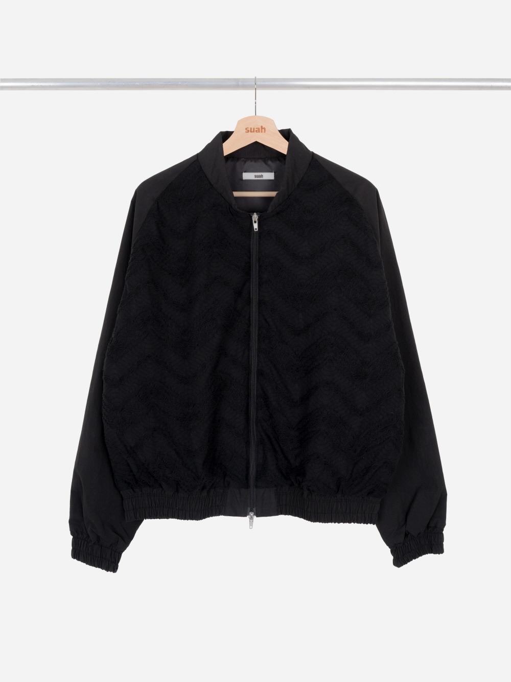 Raglan Knit Jacket / Black