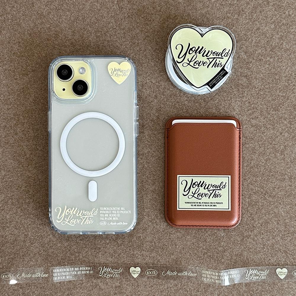 Belle 맥세이프 젤하드 케이스 (버터)