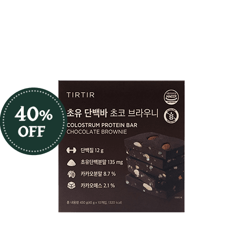 [티르티르] 초유 단백바 초코 브라우니 10pcs