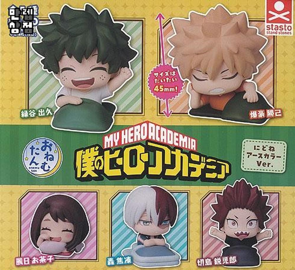 (일본내수용)나의 히어로 아카데미아 오네무탄 가챠 피규어 히로아카 캡슐 굿즈 스탠드스톤즈