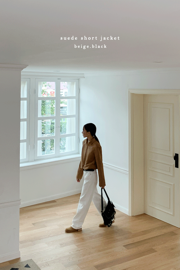 바이도자 [6차리오더/실시간주문1위] 베터 스웨이드 숏 자켓