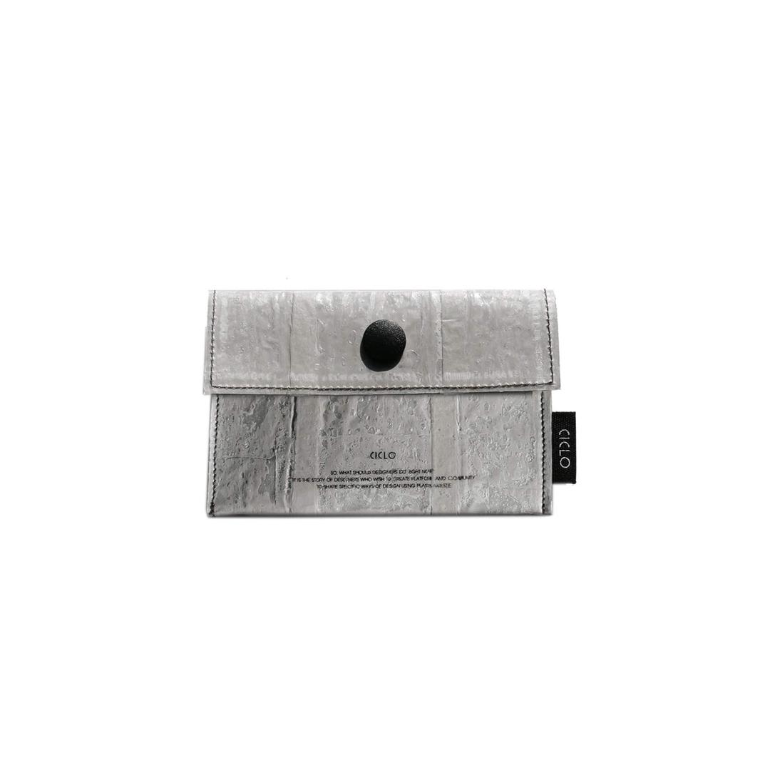 UPCYCLING CARD WALLET - FOG A