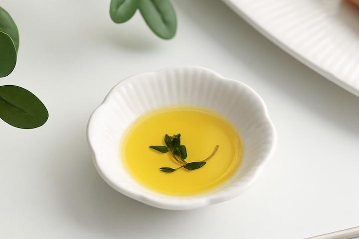 윤도자기 순백 화이트 도자기 소스볼