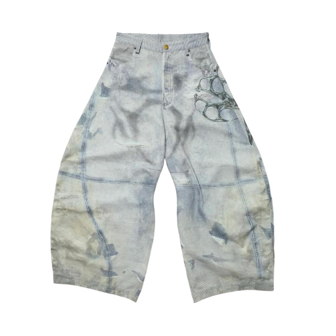 B6 PRINTED DENIM