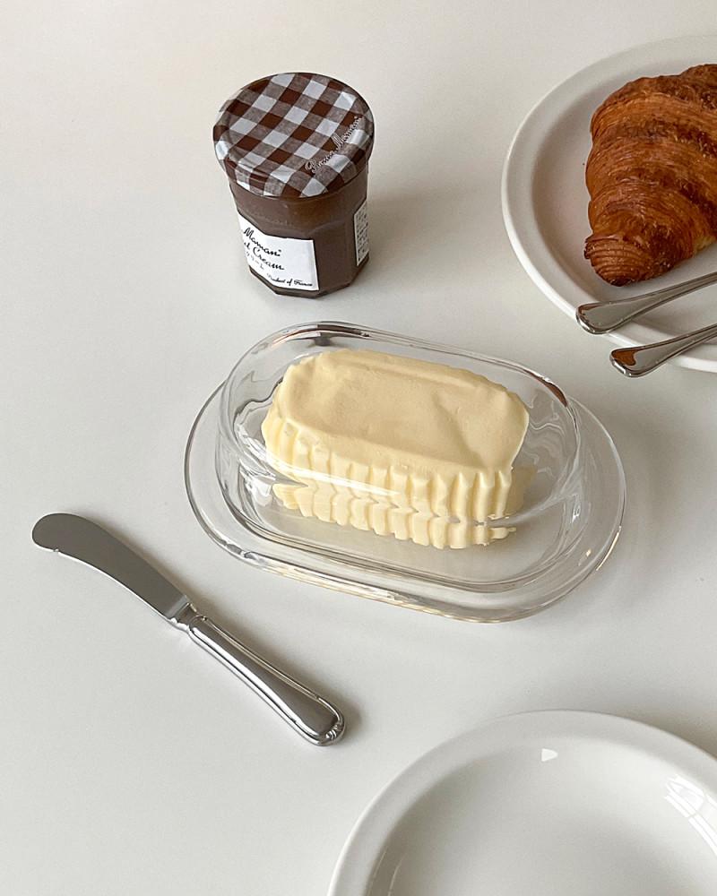 글라스 버터 디쉬 유리 버터케이스 버터보관용기