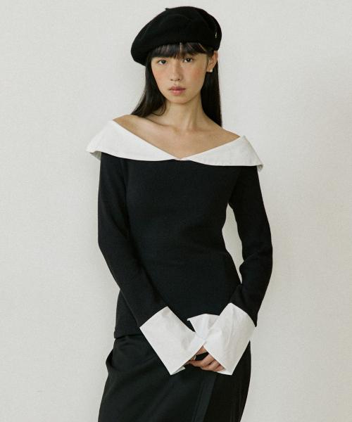 Sailor Collar Sleeve (black)