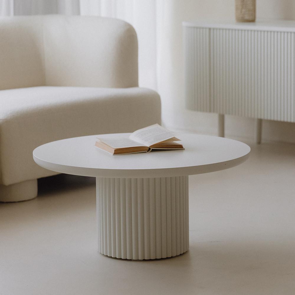 마리 거실 티테이블 사이드테이블 화이트/진그레이