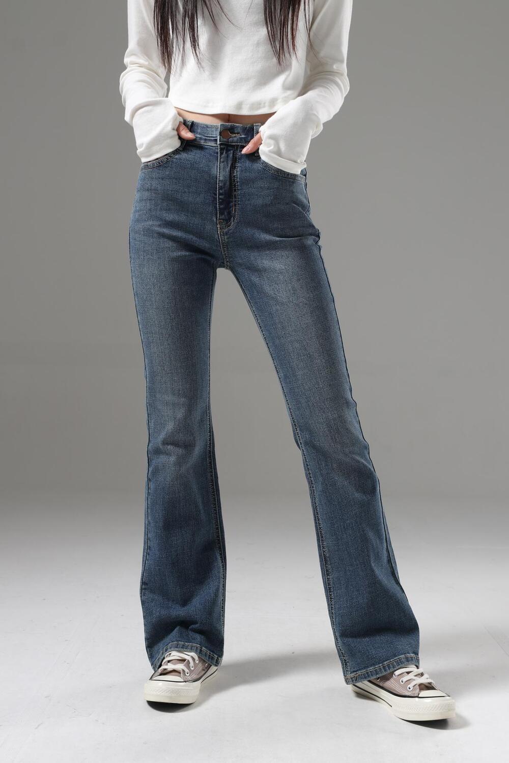 [NEW]러브조이 2컬러 히든밴딩 슬림 롱부츠컷