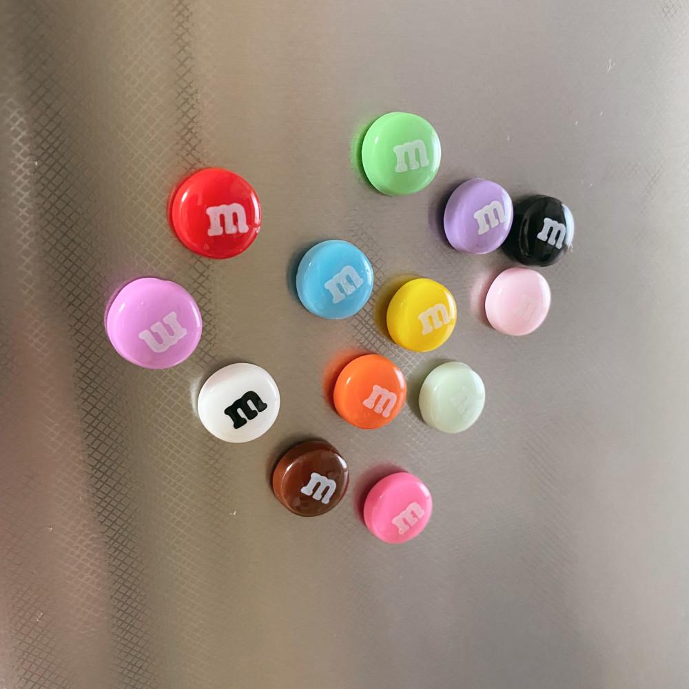 엠앤엠 m&m 미니 초콜렛 냉장고 마그넷 자석 14개 1세트