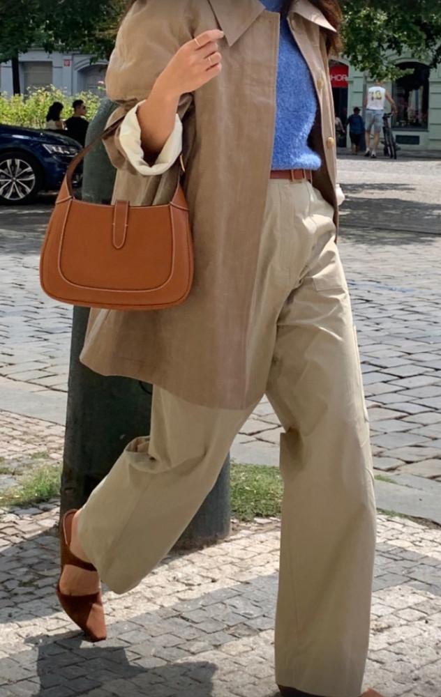 vasil 바질 멜버른 팬츠 와이드 바스락 바지