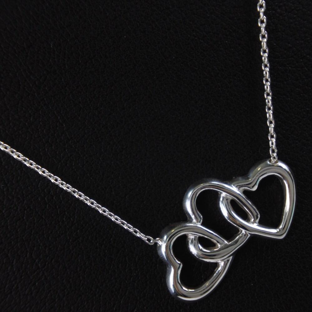 [Tiffany & Co.] Tiffany 트리플 하트 엘 세페레티 실버 925 숙녀 목걸이A+순위