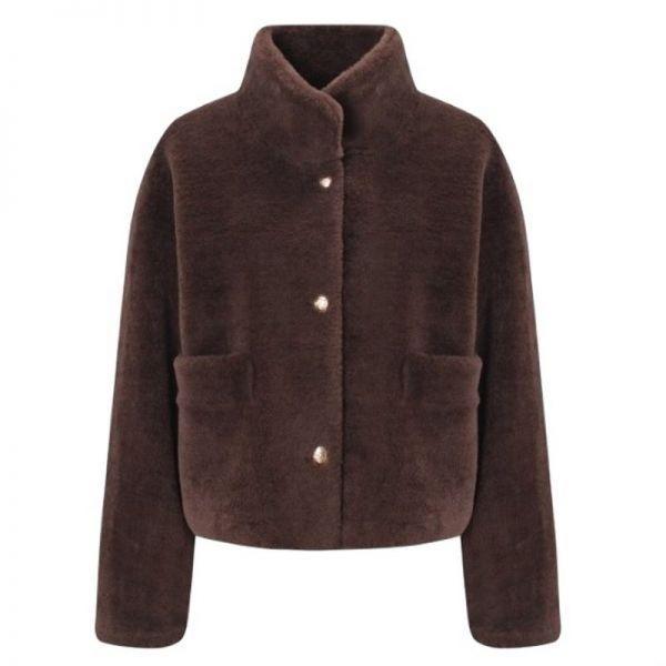 JJ지고트 제이제이 지고트프리미엄페이크 퍼 하이넥 크롭 자켓 재킷GRBA3FRJ41 1138569