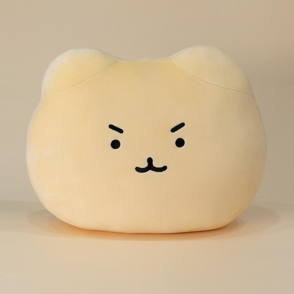 망그러진 곰 캐릭터 기본 얼굴 쿠션 40cm 침대쿠션 등쿠션