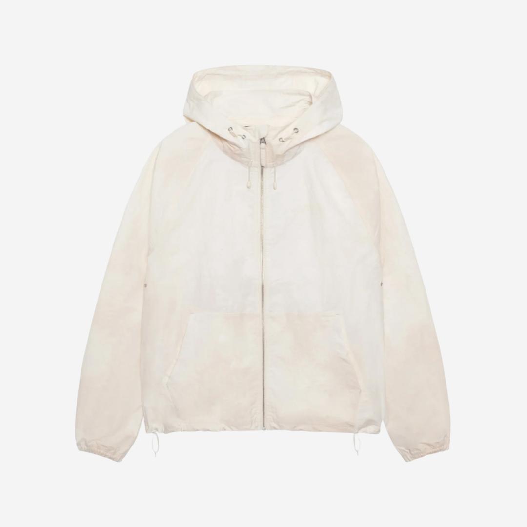 Stussy Wave Dye Beach Shell Jacket Bone