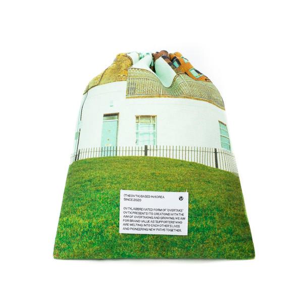 Printed London String Pouch [Romantic, Peace, Love]