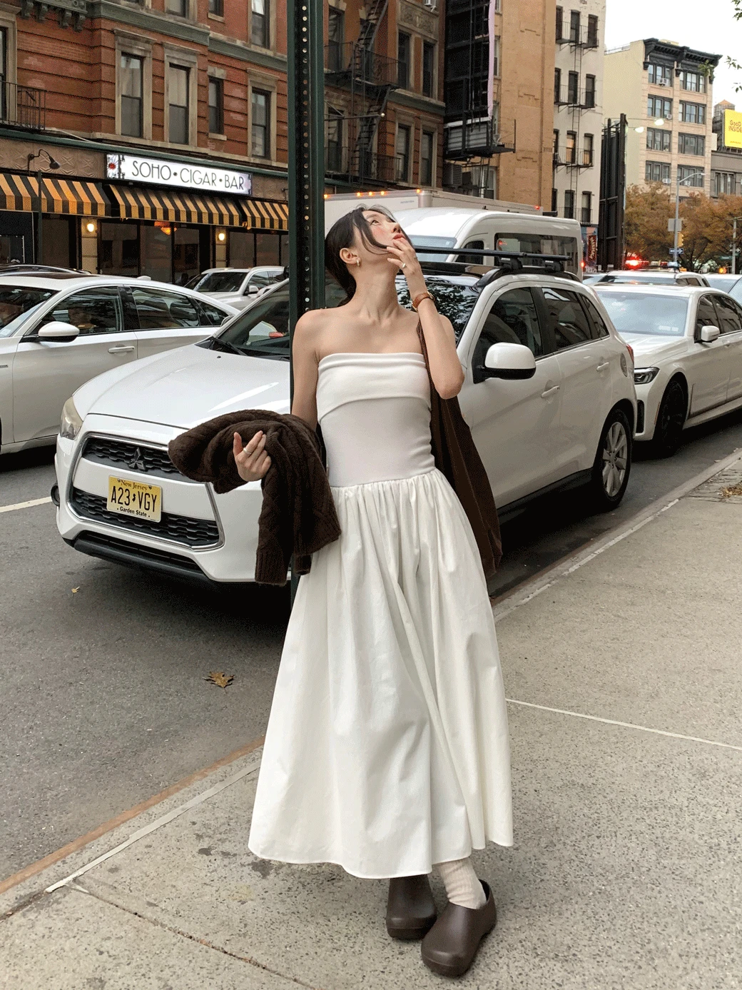 AO. Soft Bloom Tube Dress