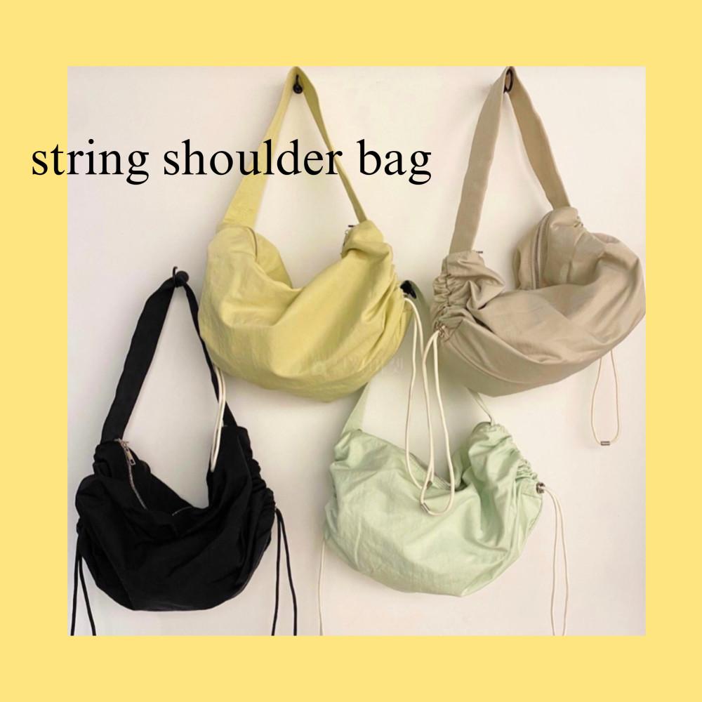 스트링 숄더 백 (4 color)