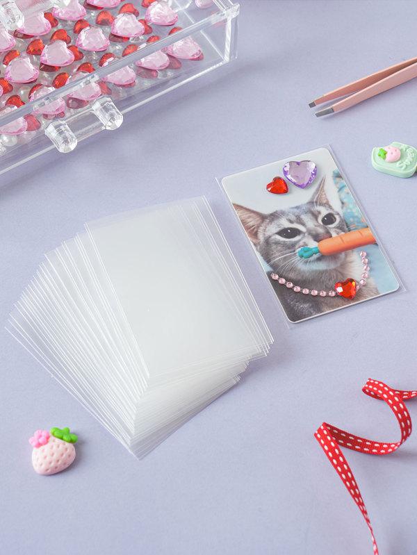 폴꾸 두꺼운 포토 카드 미니 슬리브 30매입 고투명