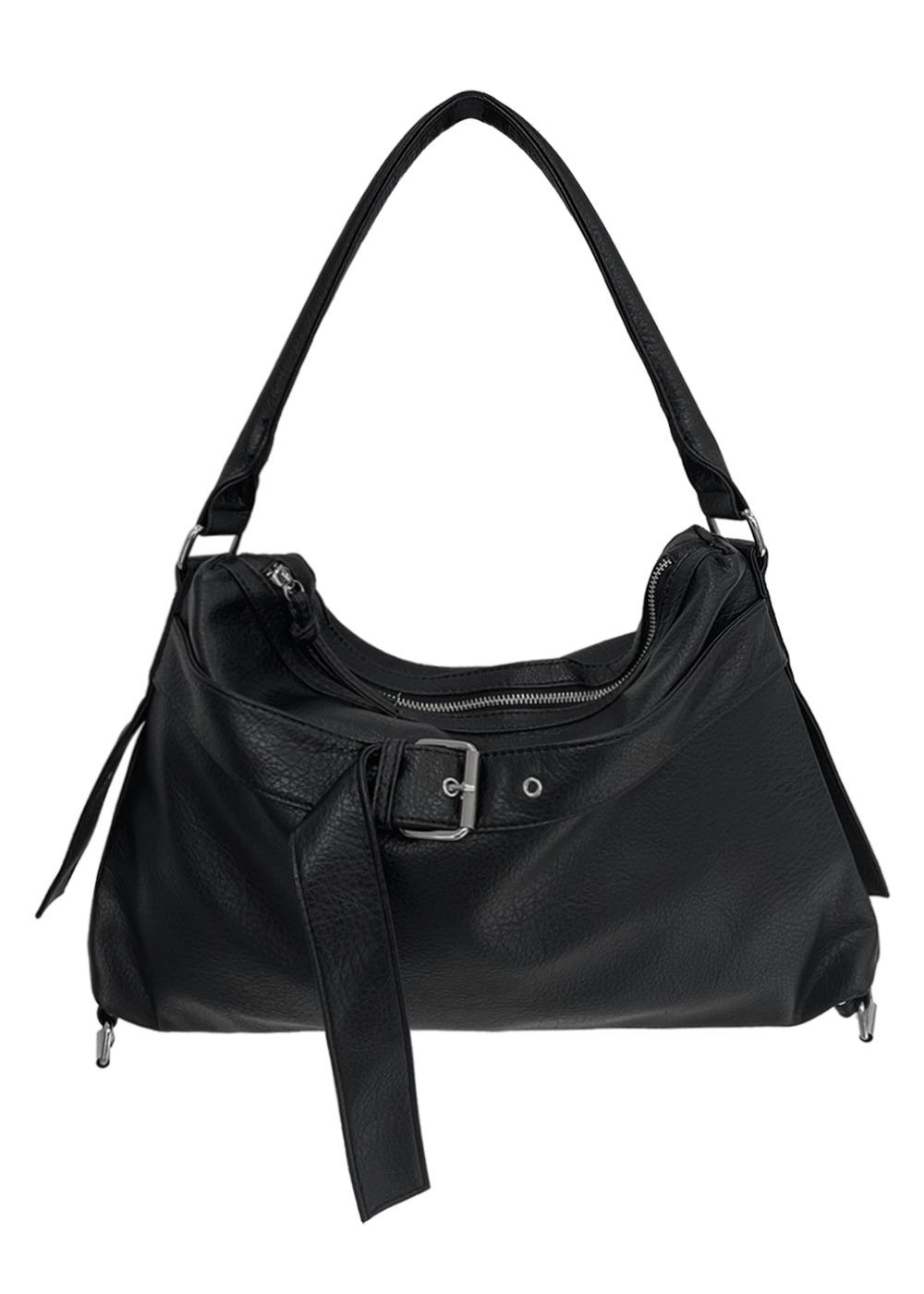 벨벳하우스 no.276 black belt layered shoulder bag