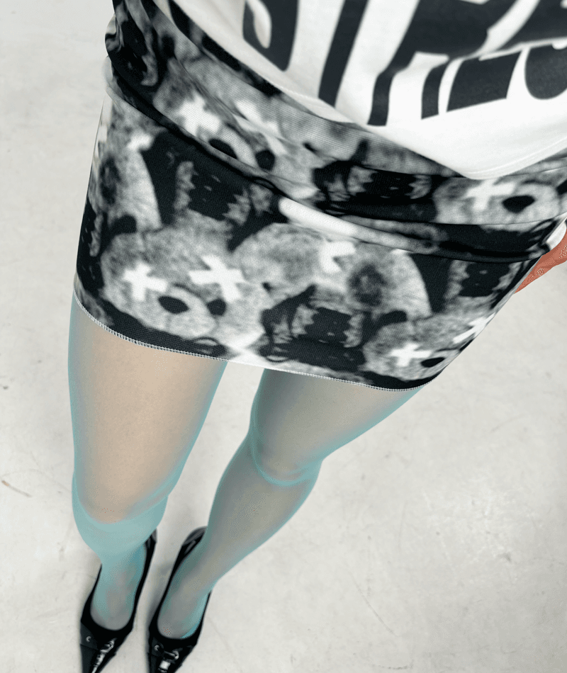 MINI SKIRT_TEDDY BEAR