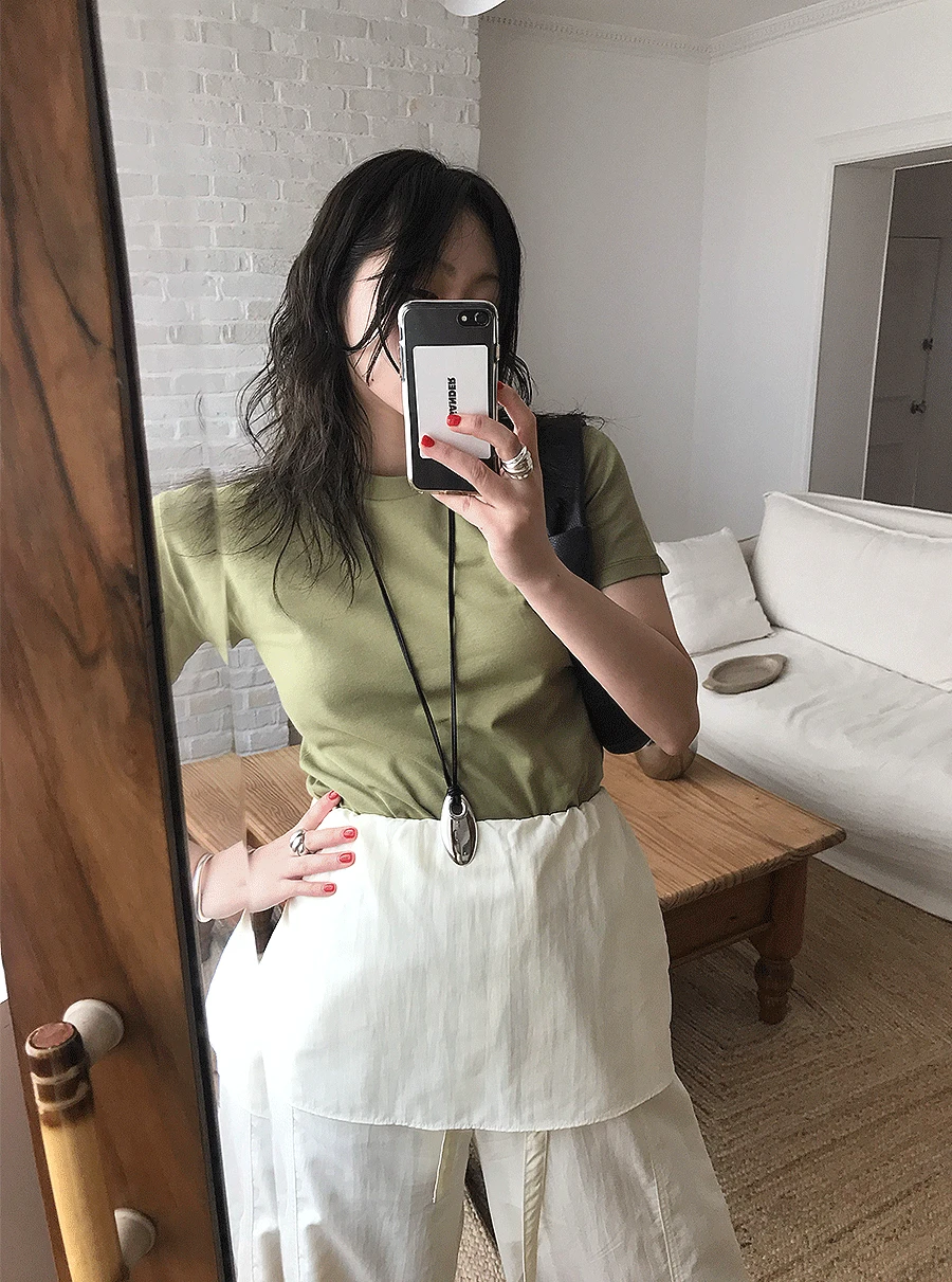 꼭사템* ESSENTIAL T-SHIRT (5COL)📍HIGH QUALITY