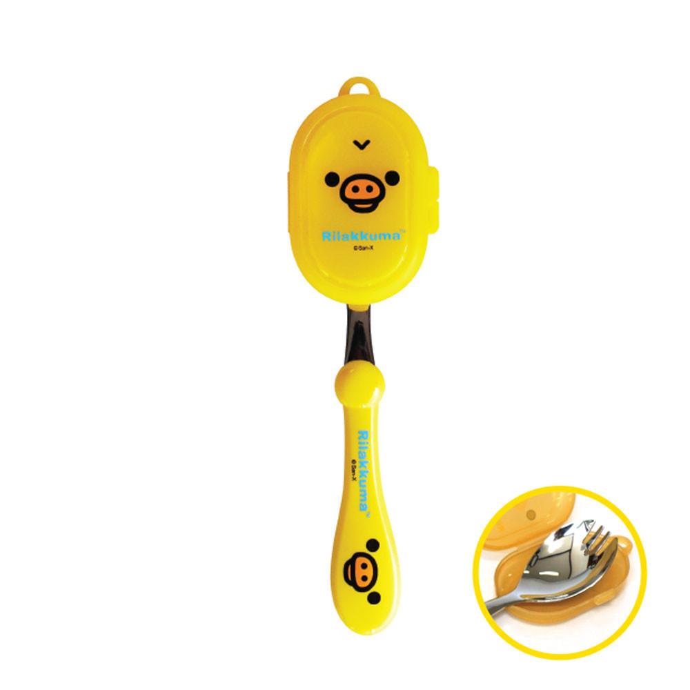 리락쿠마 스텐304 편한스푼-옐로우