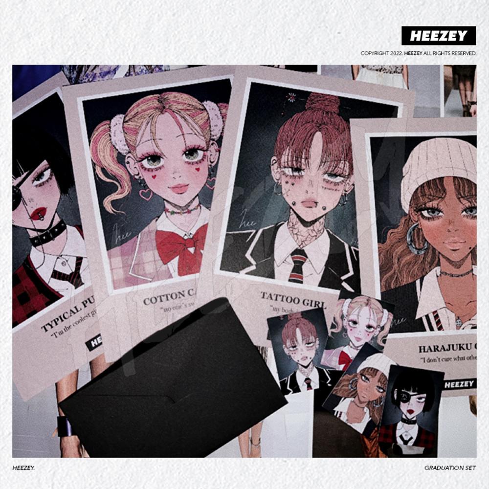 [히지(HEEZEY)] GRADUATION 엽서&증사 세트