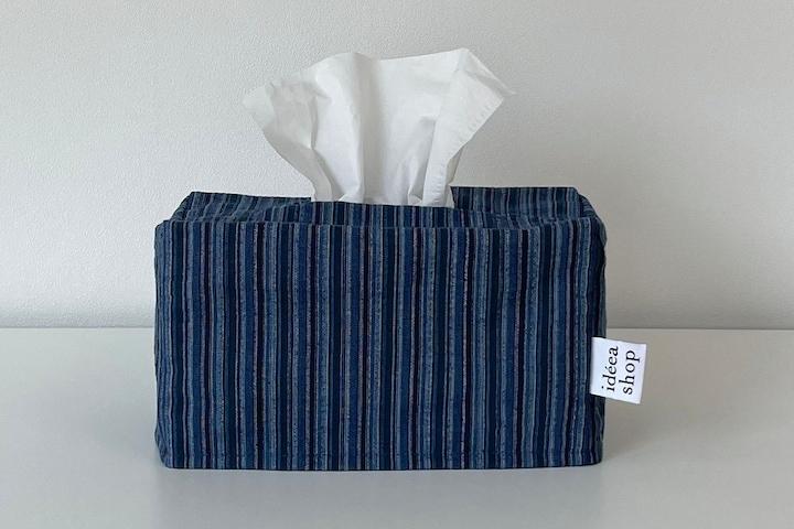 Denim tissue case - deep blue(m) 티슈케이스