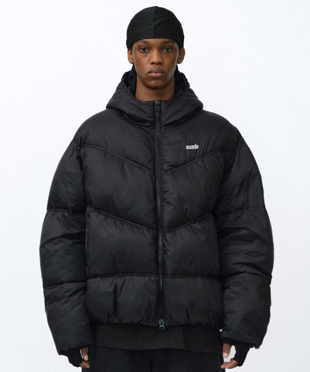 HOODED DOWN JACKET [BLACK]