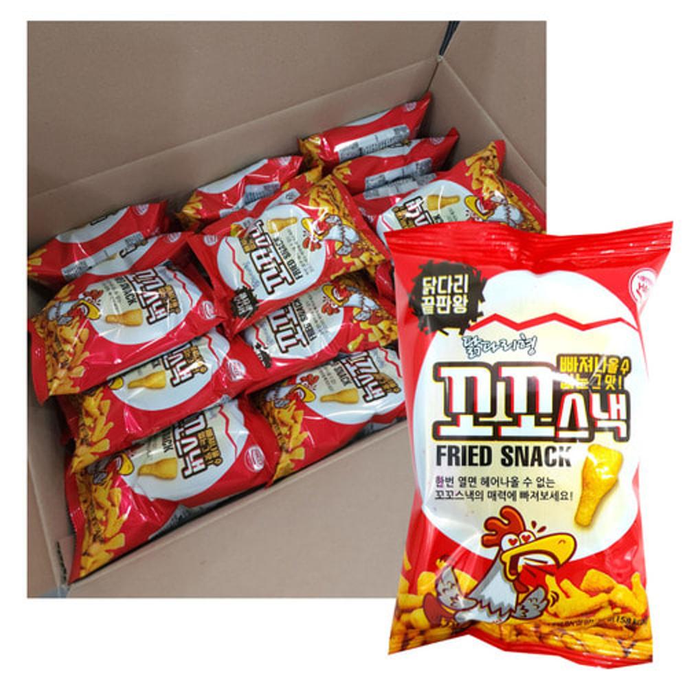 꼬꼬스낵 32gX30개(한박스) 닭다리형 꼬꼬스낵 [원산지:국산]