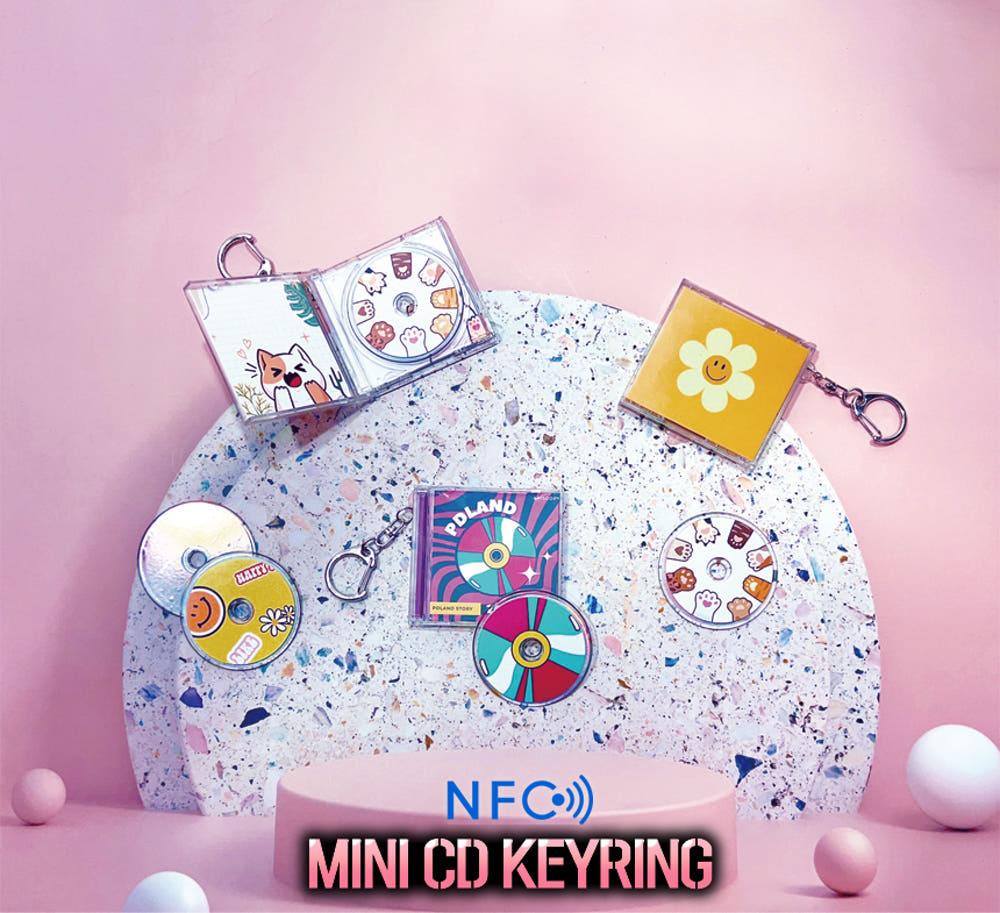 [주문제작][51개부터 100개]미니 CD키링 NFC ver.