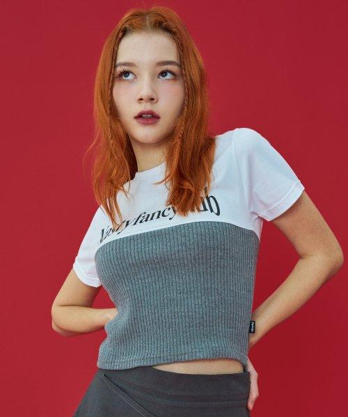 [NF] 튜브 탑 믹스 슬림 티 (WHITE)_F23QB472