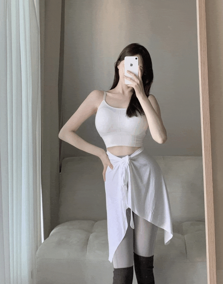 민망 Y존커버! 힙 커버랩 필라테스 요가 헬스 레깅스 Y존 허벅지 엉덩이 체형 커버 랩스커트