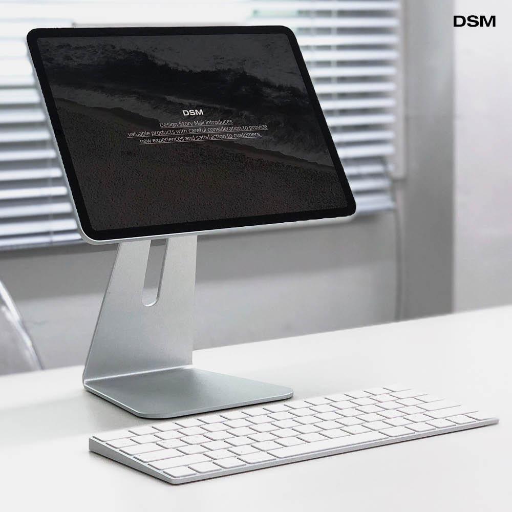 DSM 아이패드 마그네틱 거치대 드로잉 태블릿 침대 스탠드 필기 각도조절 아이패드프로자석