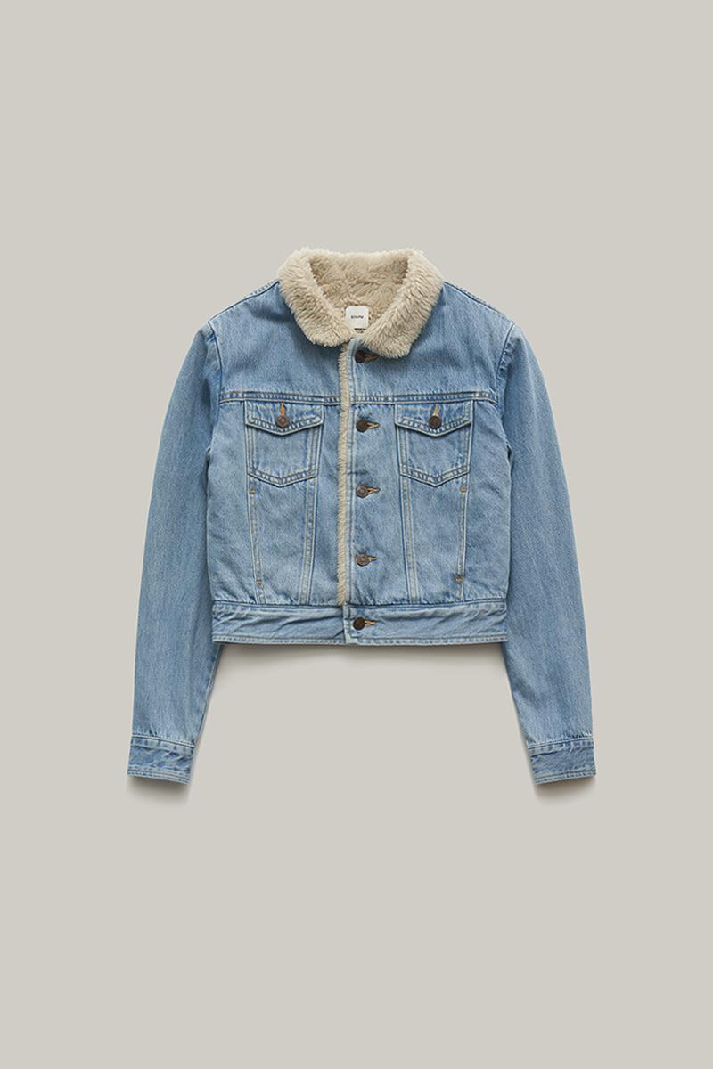 Orsay Denim Fur Jacket