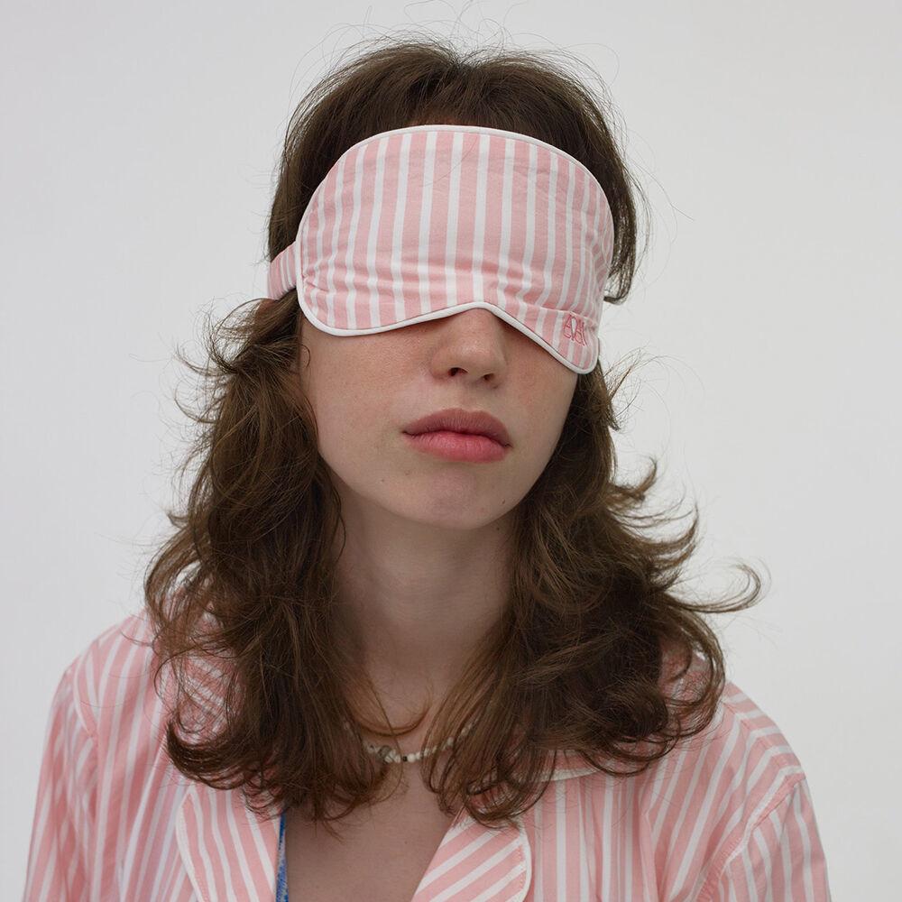 [AVAM] Stripe Sleep Mask_Pink [박민영 착용]